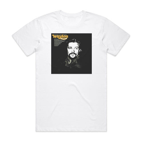 Waylon Jennings Lonesome Onry And Mean Album Cover T-Shirt White