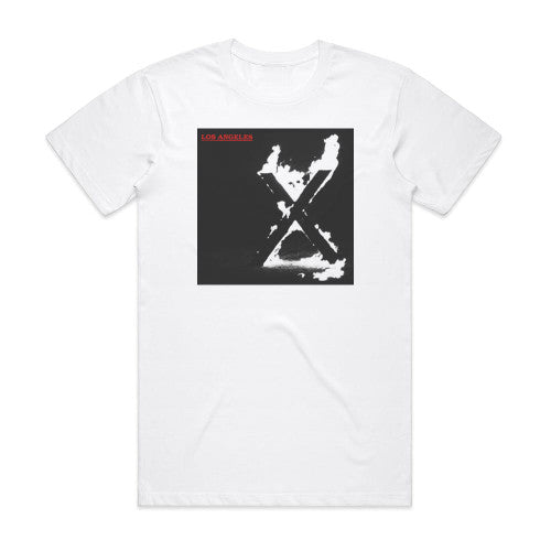 X Los Angeles 1 Album Cover T-Shirt White