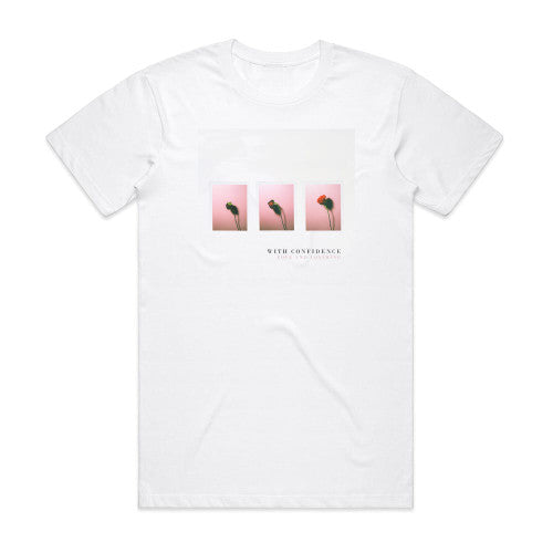 With Confidence Love And Loathing Album Cover T-Shirt White