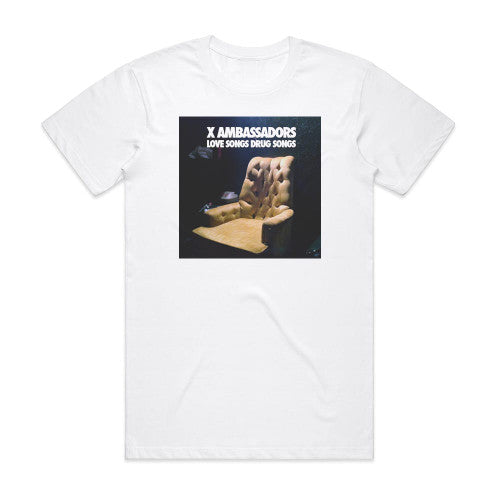 X Ambassadors Love Songs Drug Songs Album Cover T-Shirt White