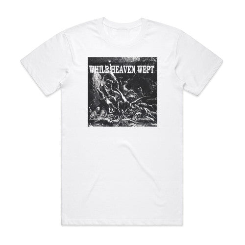 While Heaven Wept Lovesongs Of The Forsaken Album Cover T-Shirt White