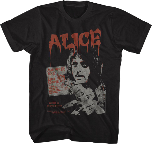 Mad House Rock Alice Cooper T-Shirt