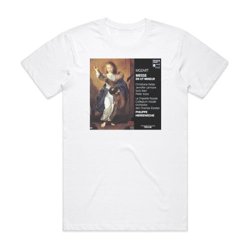 Wolfgang Amadeus Mozart Mass In C Minor Album Cover T-Shirt White