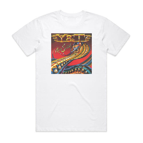 Y and T Mean Streak 1 Album Cover T-Shirt White