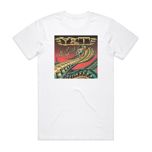 Y and T Mean Streak Album Cover T-Shirt White