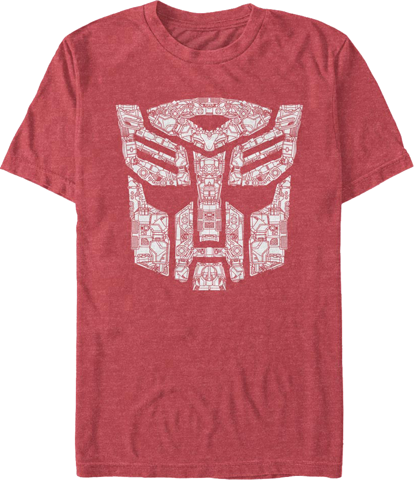 Mechanical Autobots Logo Transformers T-Shirt