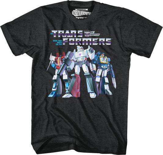 Decepticons Triple Threat Transformers T-Shirt