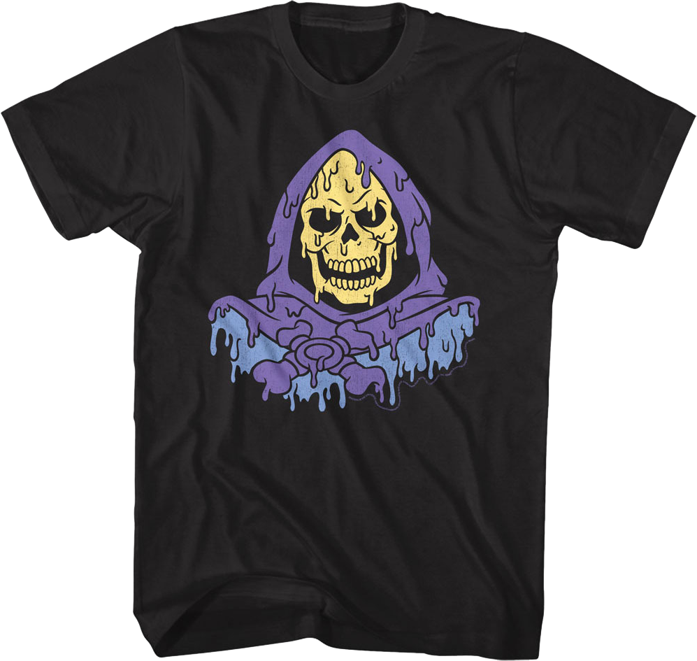 Melting Skeletor Masters of the Universe T-Shirt