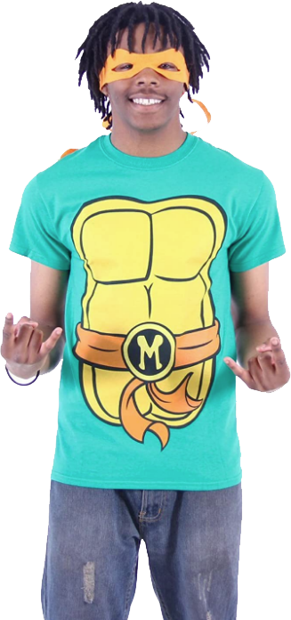 Michelangelo Costume Teenage Mutant Ninja Turtles T-Shirt