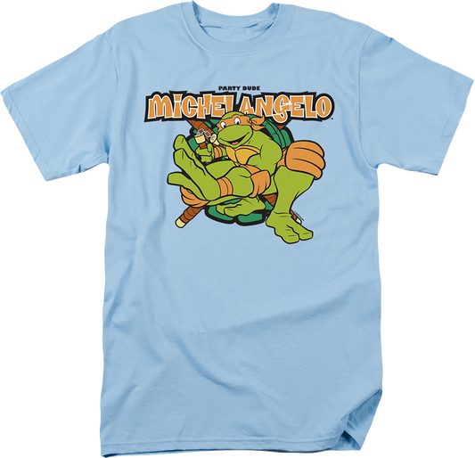 Michelangelo Party Dude Teenage Mutant Ninja Turtles T-Shirt