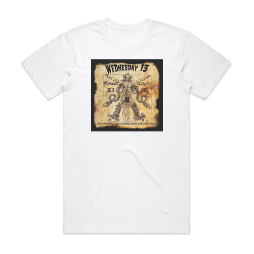 Wednesday 13 Monsters Of The Universe Come Out And Plague Album Cover T-Shirt White