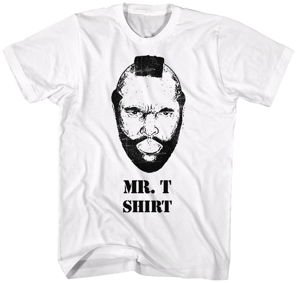 Black and White Mr. T Shirt