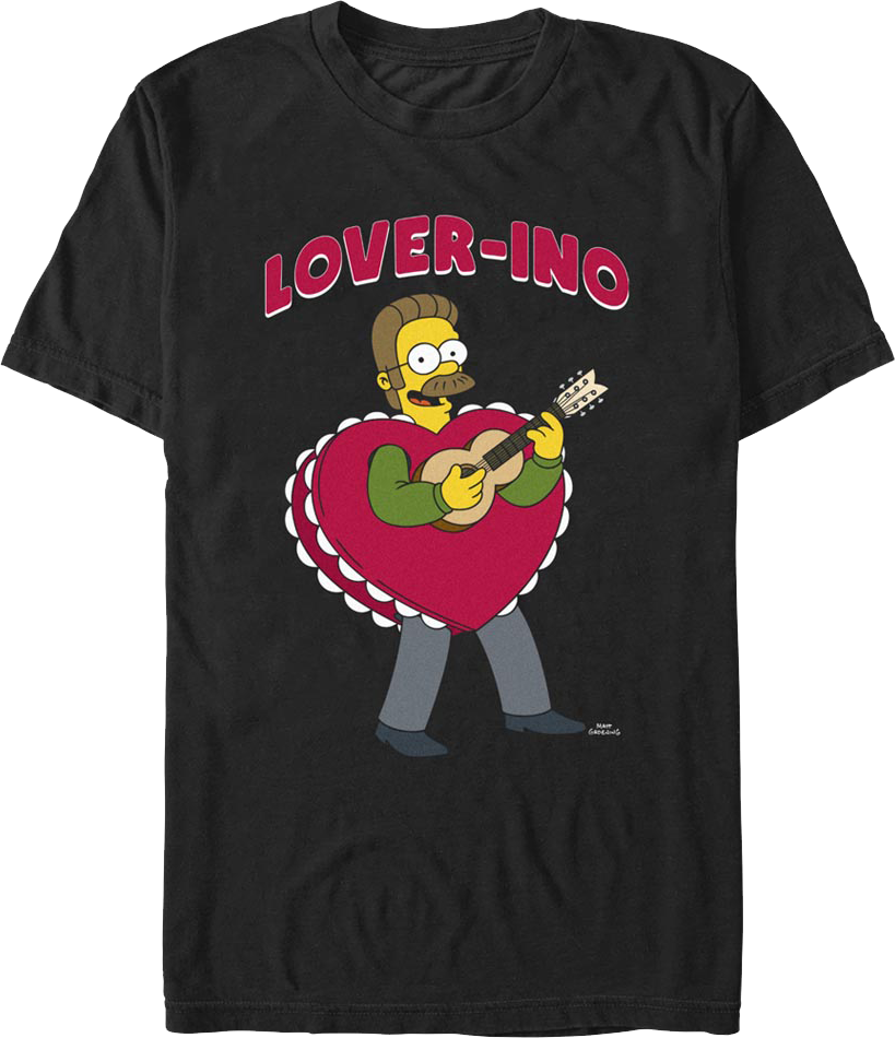 Ned Flanders Lover-ino Simpsons T-Shirt