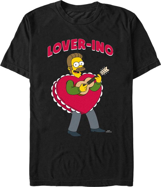 Ned Flanders Lover-ino Simpsons T-Shirt