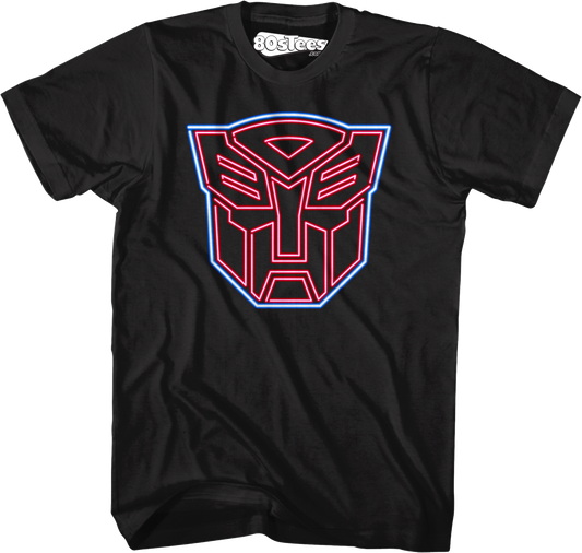 Neon Autobots Logo Transformers T-Shirt