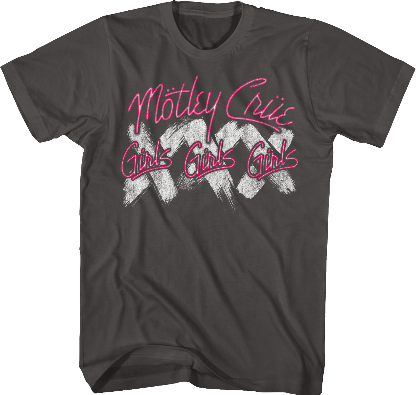 Neon Girls Girls Girls Motley Crue T-Shirt