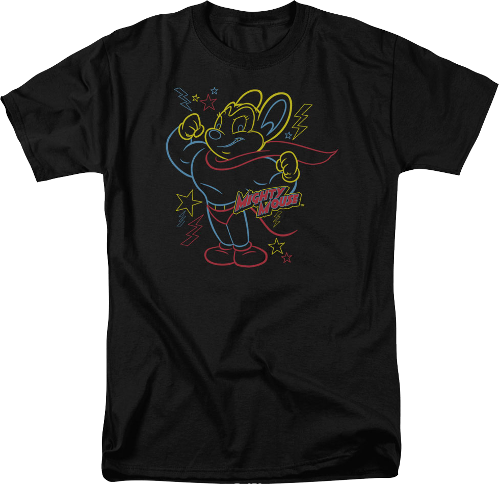 Neon Mighty Mouse T-Shirt