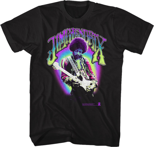 Neon Name Jimi Hendrix T-Shirt