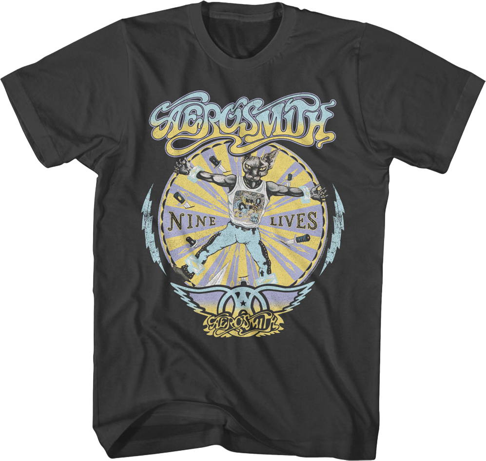 Nine Lives Aerosmith T-Shirt