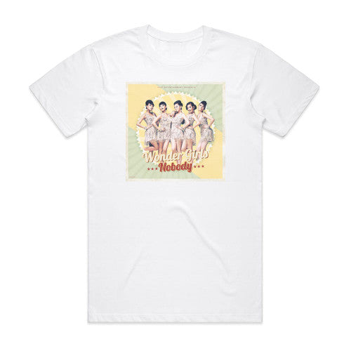 Wonder Girls Nobody Album Cover T-Shirt White