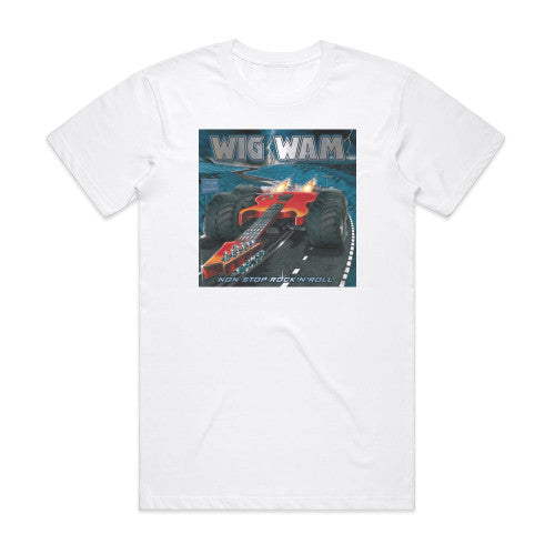 Wig Wam Non Stop Rock And Roll 1 Album Cover T-Shirt White