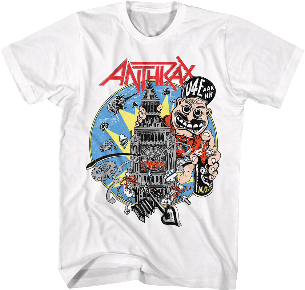 Not Man Graffiti Anthrax T-Shirt