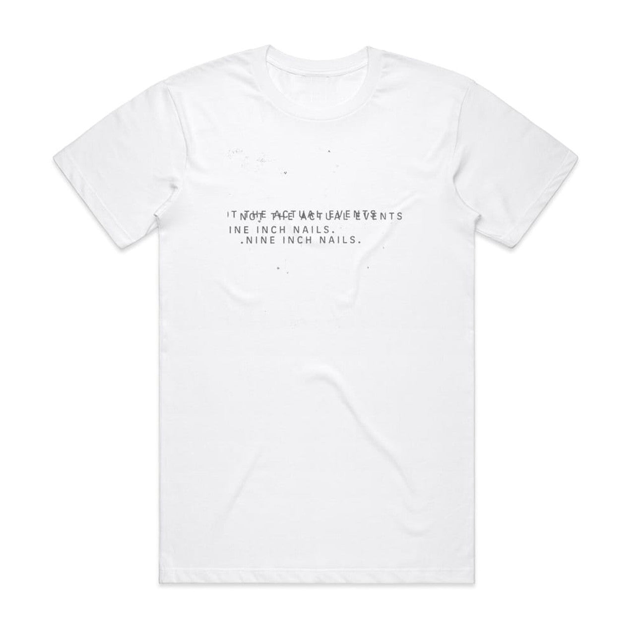 Nine Inch Nails Not The Actual Events 1 T-Shirt White