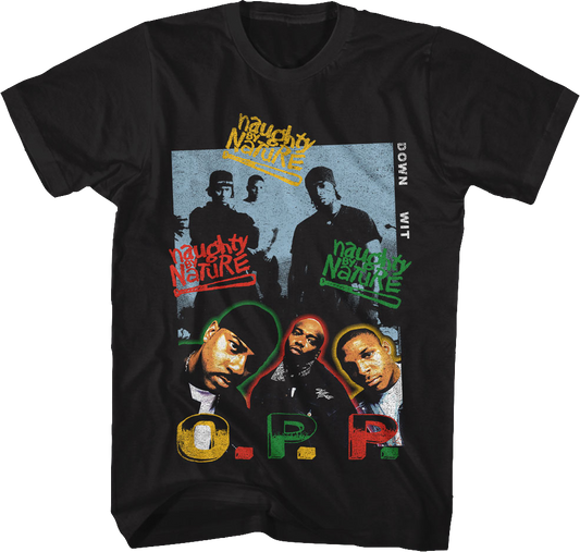 O.P.P. Collage Naughty By Nature T-Shirt