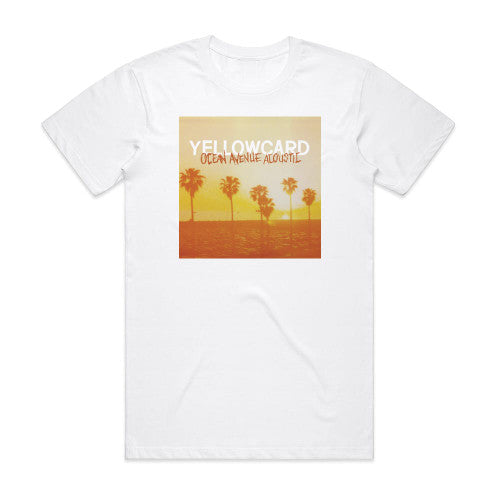 Yellowcard Ocean Avenue Acoustic 1 Album Cover T-Shirt White