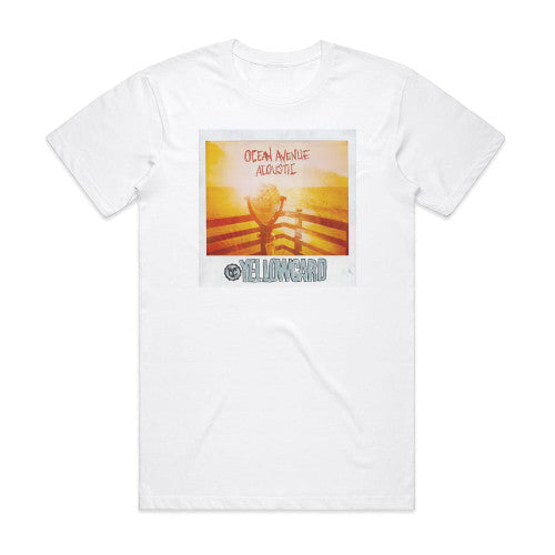 Yellowcard Ocean Avenue Acoustic Album Cover T-Shirt White