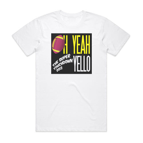 Yello Oh Yeah Super Touchdown 2012 Album Cover T-Shirt White