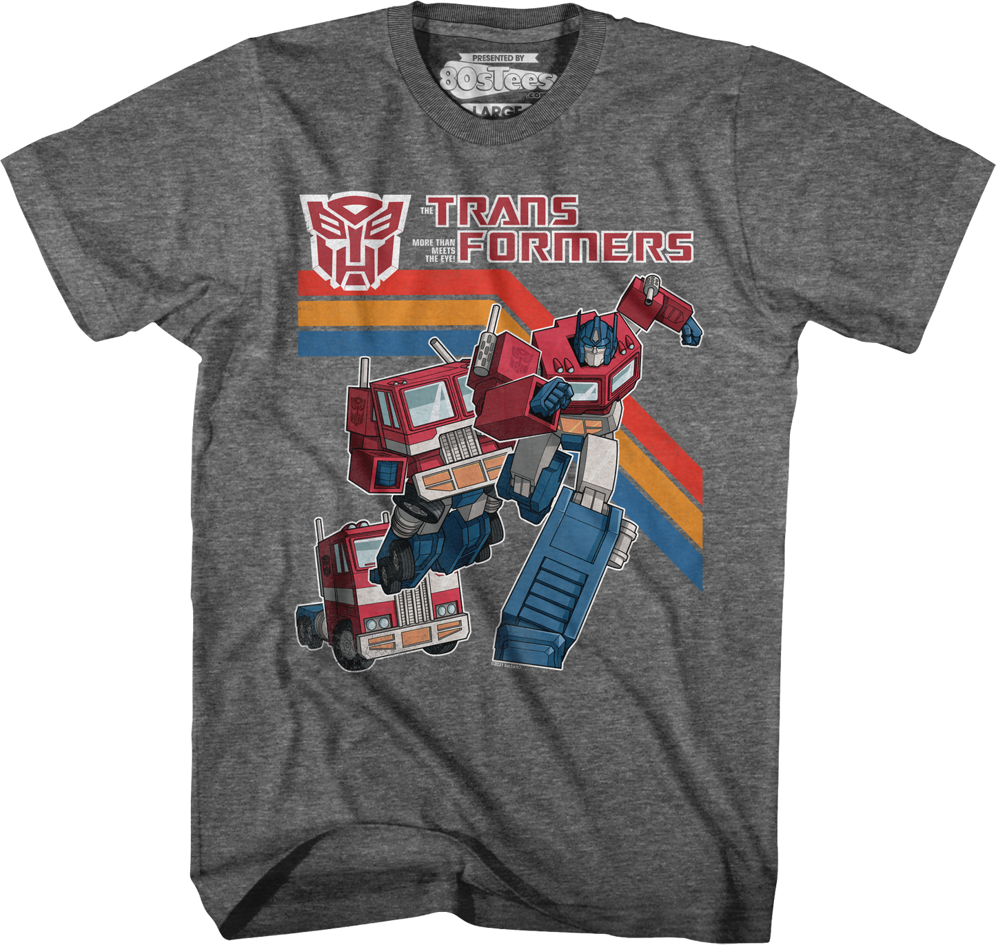 Old School Optimus Prime Transformers T-Shirt