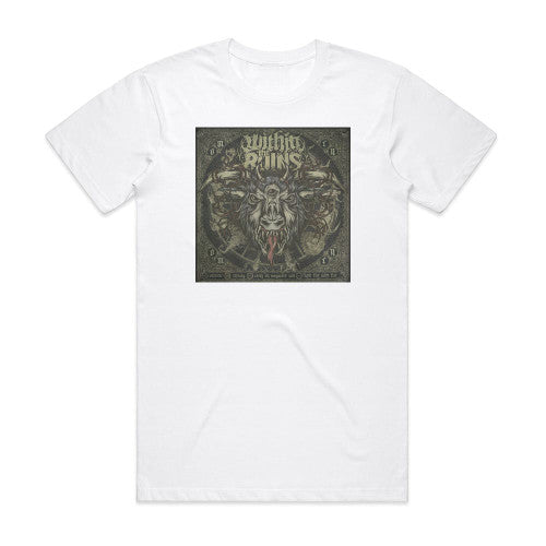 Within the Ruins Omen Album Cover T-Shirt White