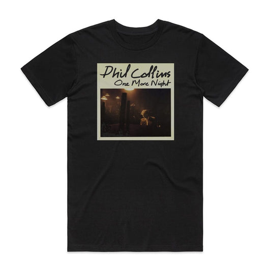 Phil Collins One More Night T-Shirt Black