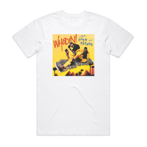 Whodini Open Sesame Album Cover T-Shirt White