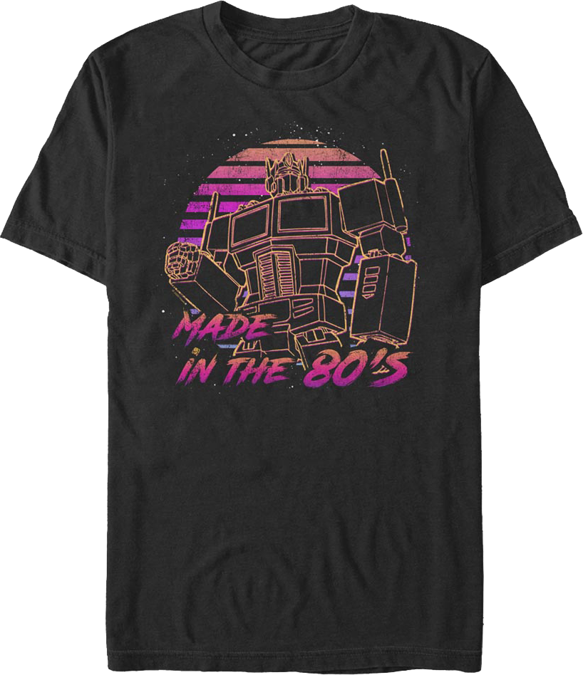 Optimus Prime Made In The 80's Transformers T-Shirt