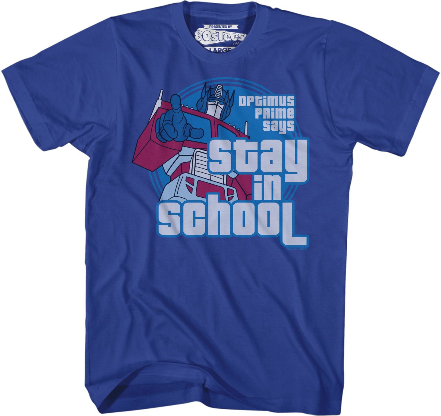 Optimus Prime Stay In School T-Shirt