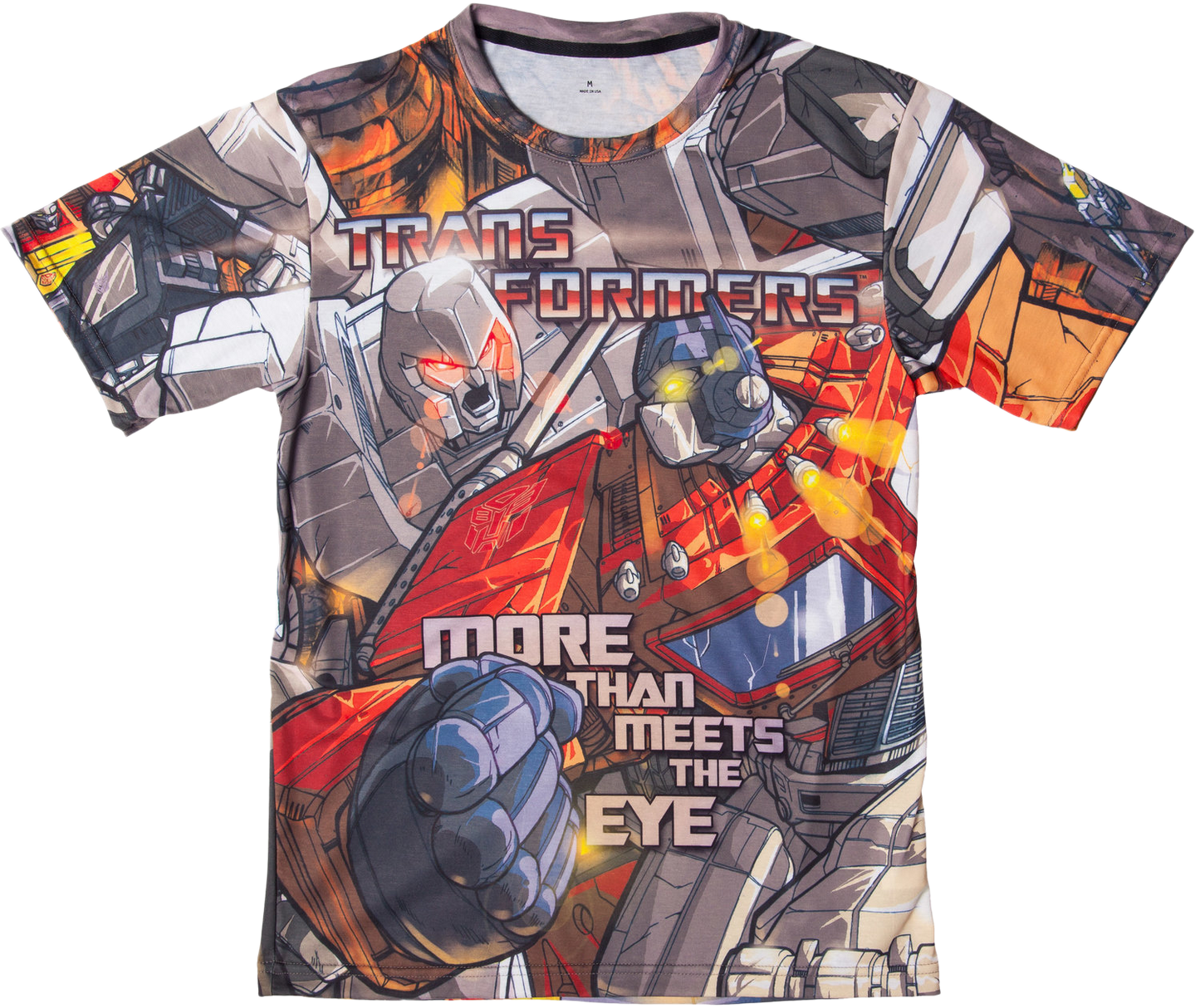 Optimus Prime vs Megatron Sublimation Shirt