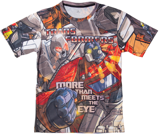 Optimus Prime vs Megatron Sublimation Shirt