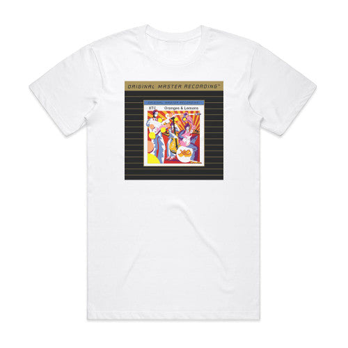 XTC Oranges Lemons Album Cover T-Shirt White