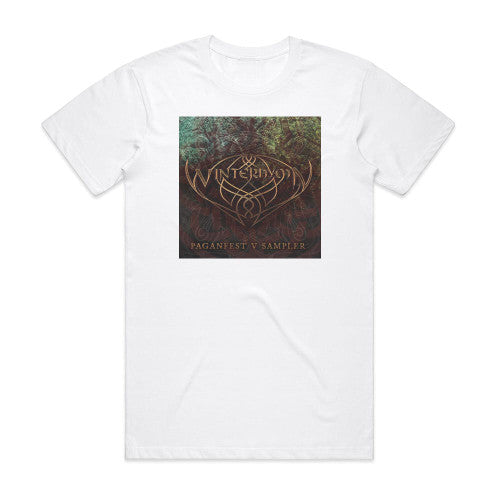 Winterhymn Paganfest V Sampler Album Cover T-Shirt White