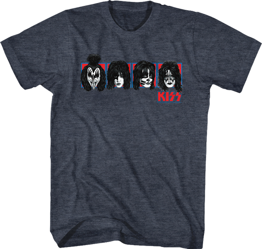 Painted Faces KISS T-Shirt