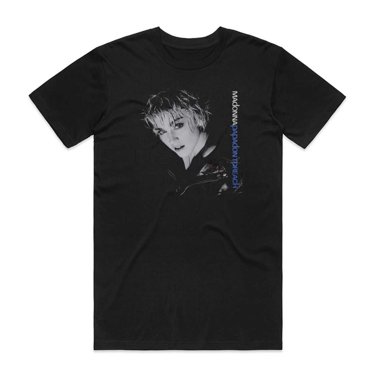 Madonna Papa Dont Preach T-Shirt Black