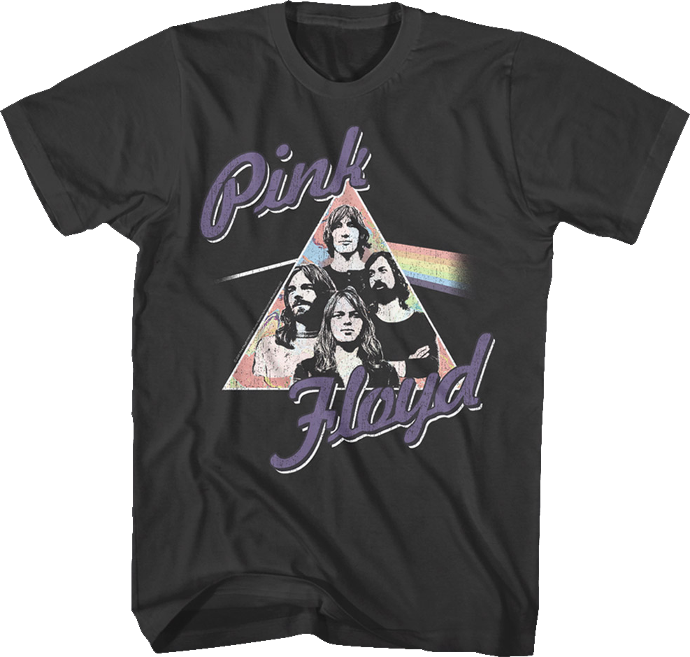 Pastel Prism Pink Floyd T-Shirt