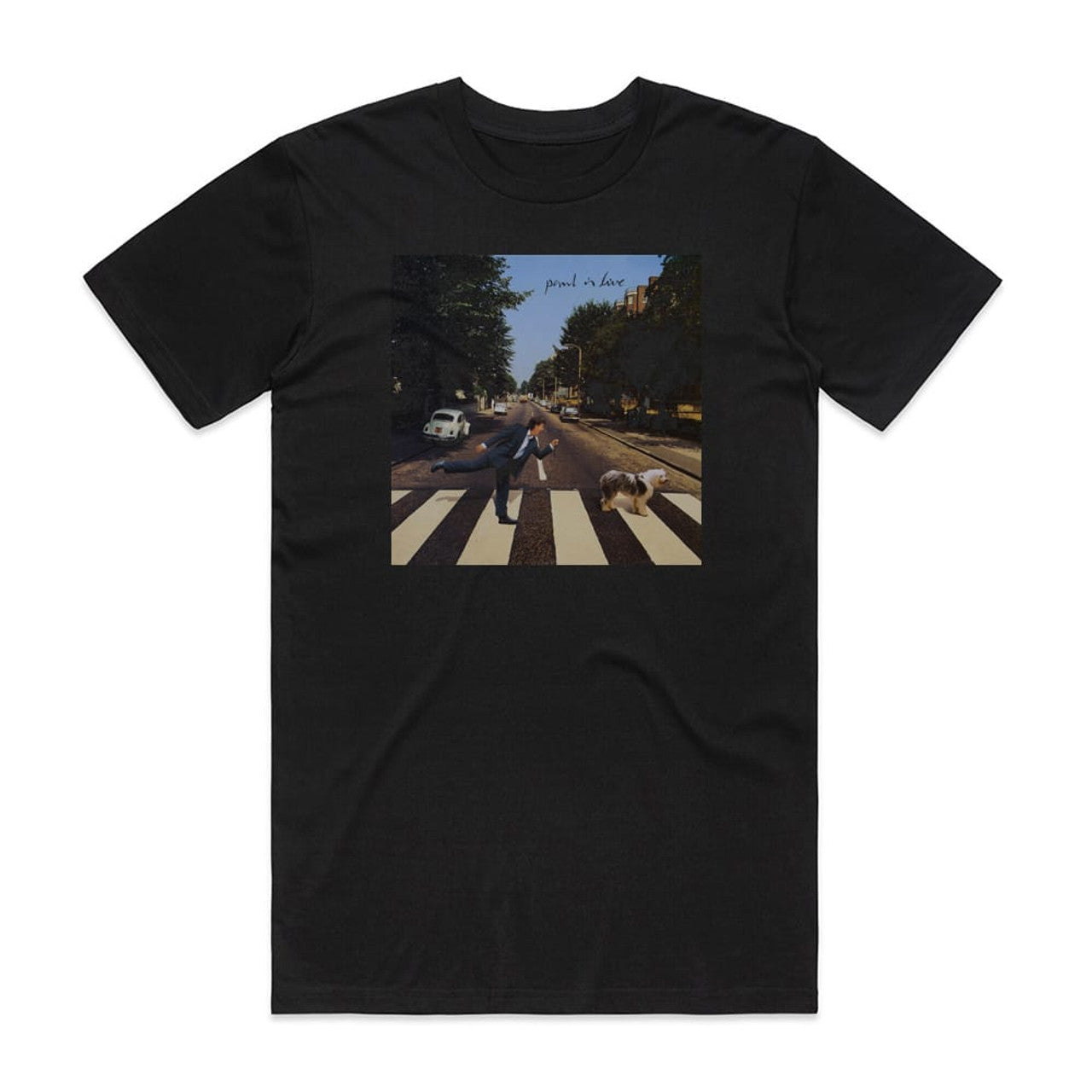 Paul McCartney Paul Is Live T-Shirt Black