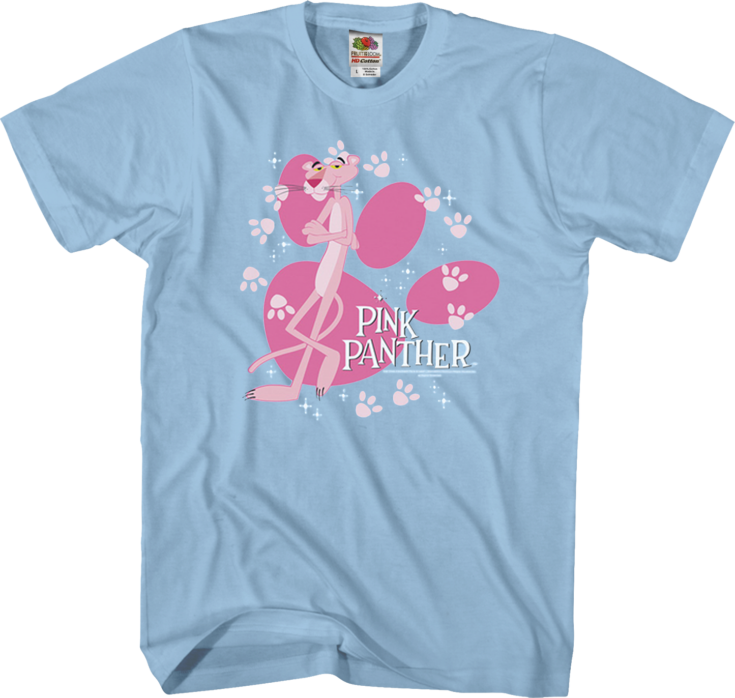 Paw Prints Pink Panther T-Shirt