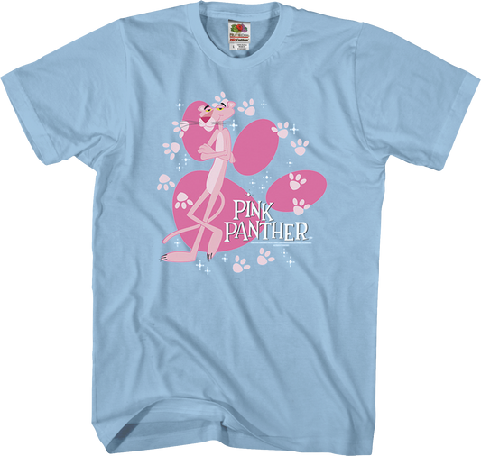 Paw Prints Pink Panther T-Shirt