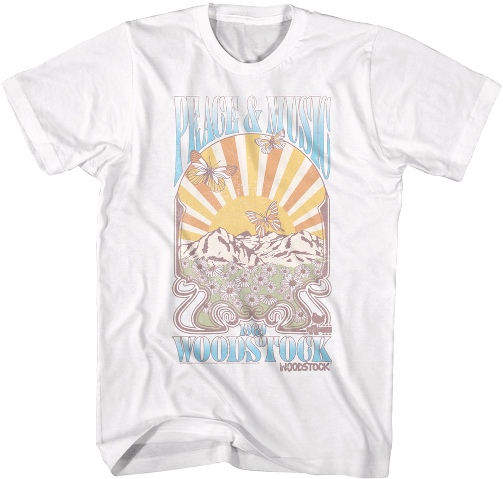 Peace & Music Woodstock T-Shirt