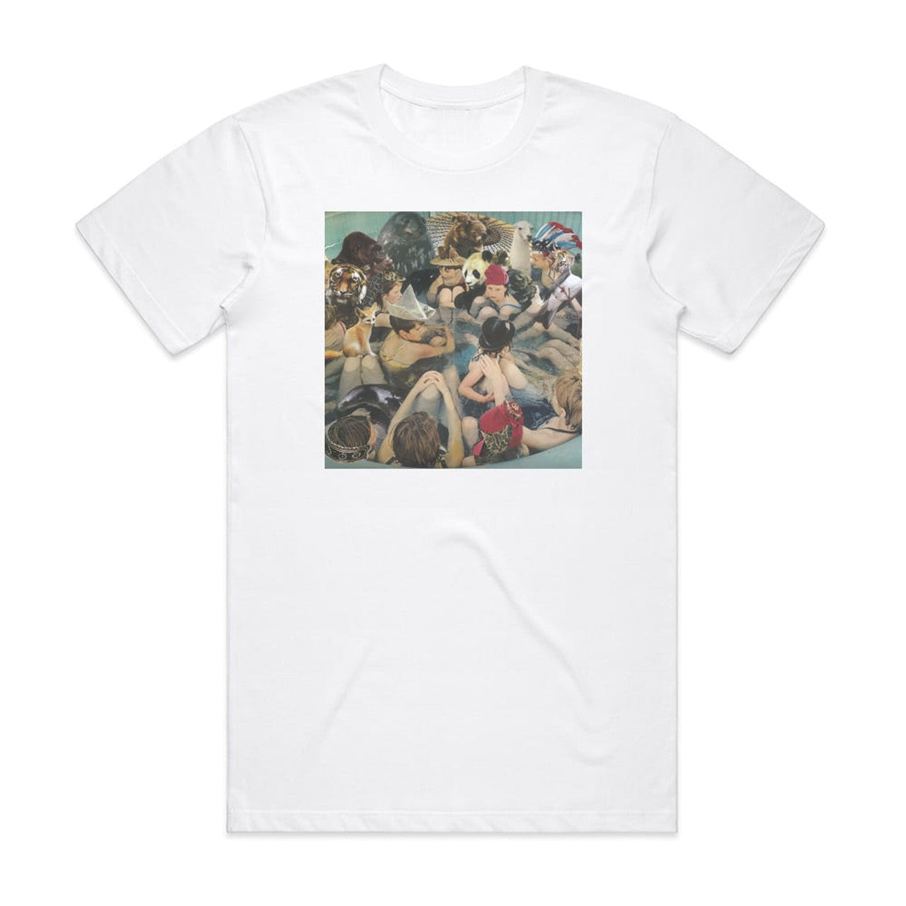 Panda Bear Person Pitch T-Shirt White