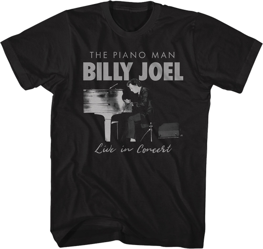 Piano Man Live In Concert Billy Joel T-Shirt